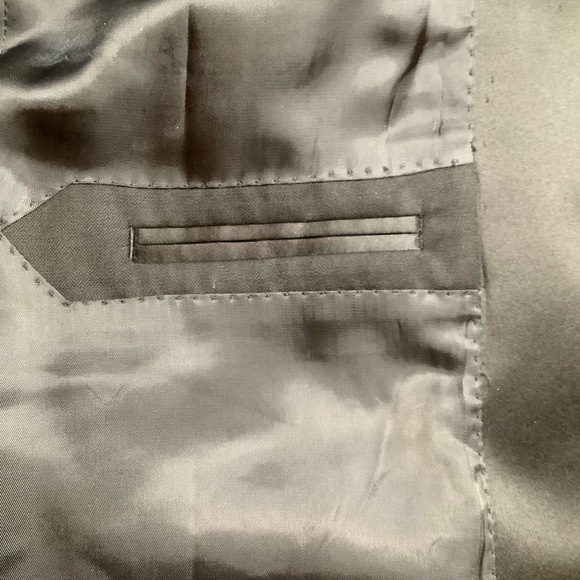 PRONTO UOMO COUTURE Black Wool Tuxedo Size 44S - Picture 12 of 16